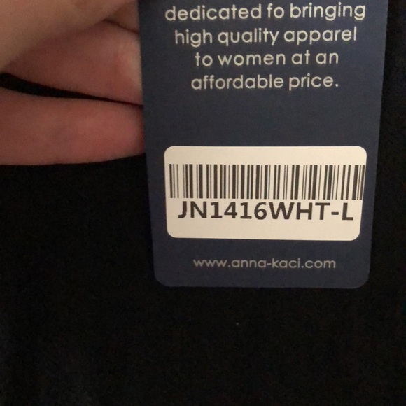 Never worn size large black and white dress - Picture 3 of 3